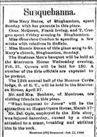 Susquehanna(PA)News(Feb.22,1900)