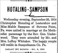 Hotaling-Sampson(Marr.)